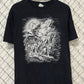 Vintage Wolf Pack Moon Howling Nature Graphic Tee Size XL
