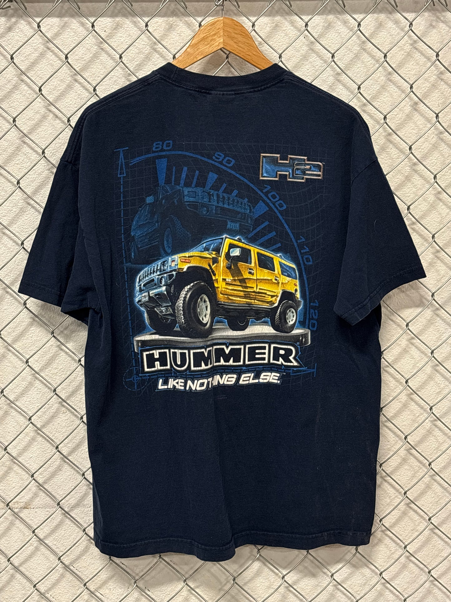 Vintage Y2K Hummer H2 Like Nothing Else Graphic Tee Size XL