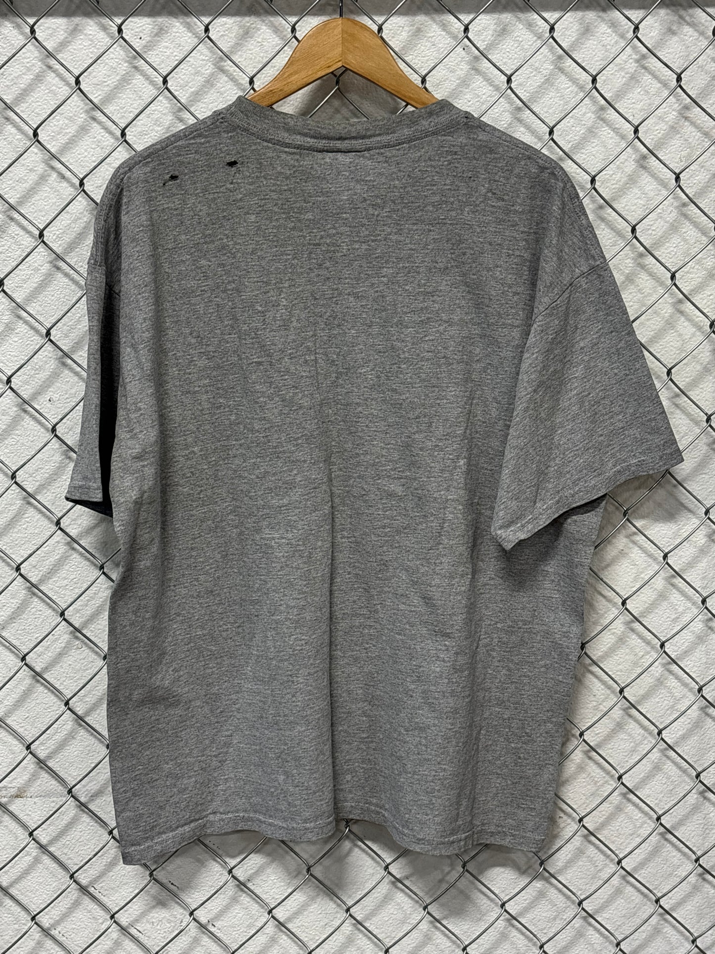 Vintage 90's Nike Circle Swoosh Logo Grey Graphic Tee Size XL