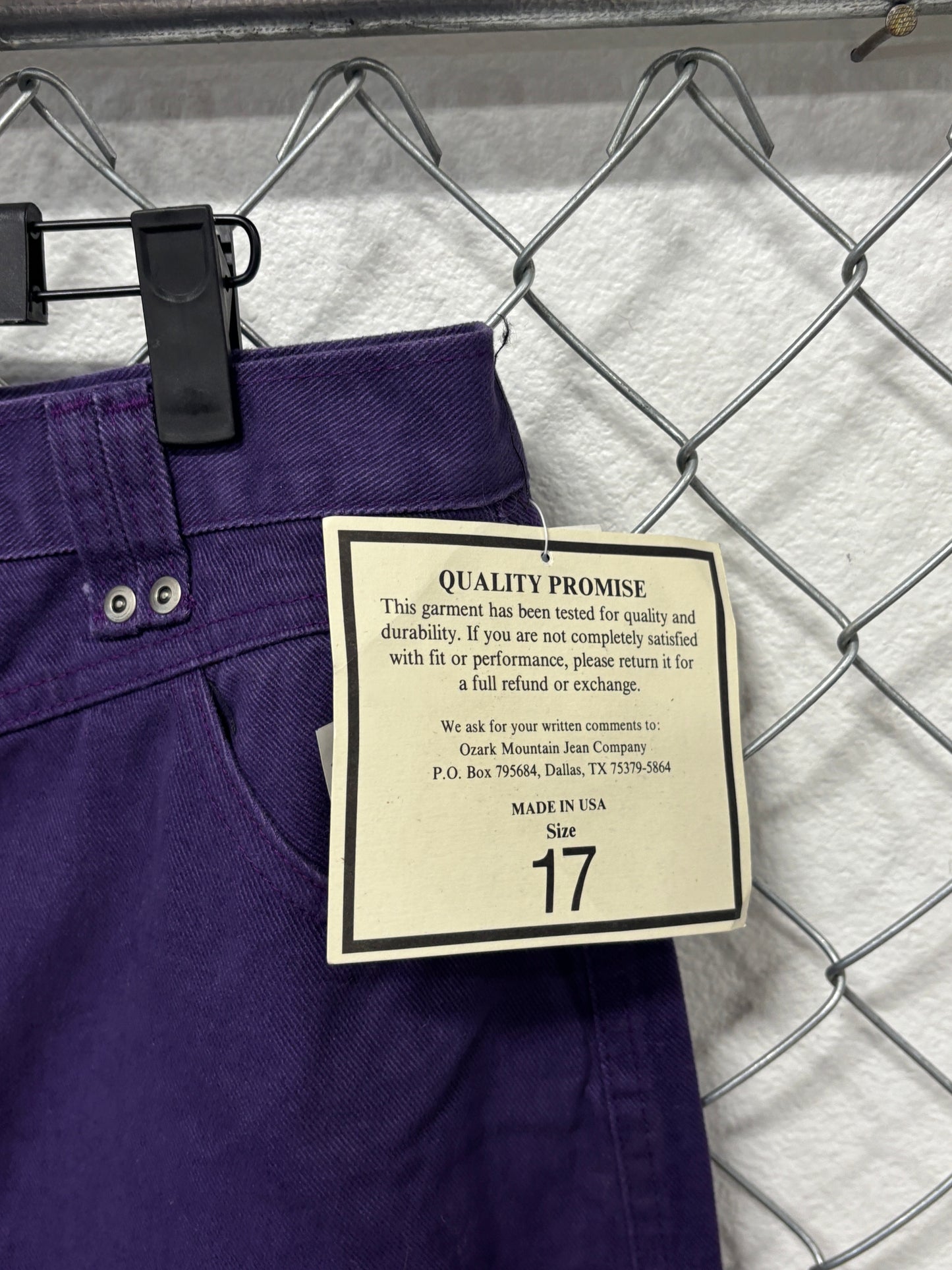 Vintage 90's Ozark Mountain Jeans Women's High Waisted Size 32x32 NWT