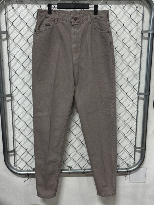 Vintage 90's Women's Lee Riders Western Denim Brown Jeans Size 32x34 NWT