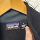 Vintage 90's Patagonia Synchilla Black Fleece Zip Up Vest Made USA Size XL