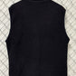 Vintage 90's Patagonia Synchilla Black Fleece Zip Up Vest Made USA Size XL
