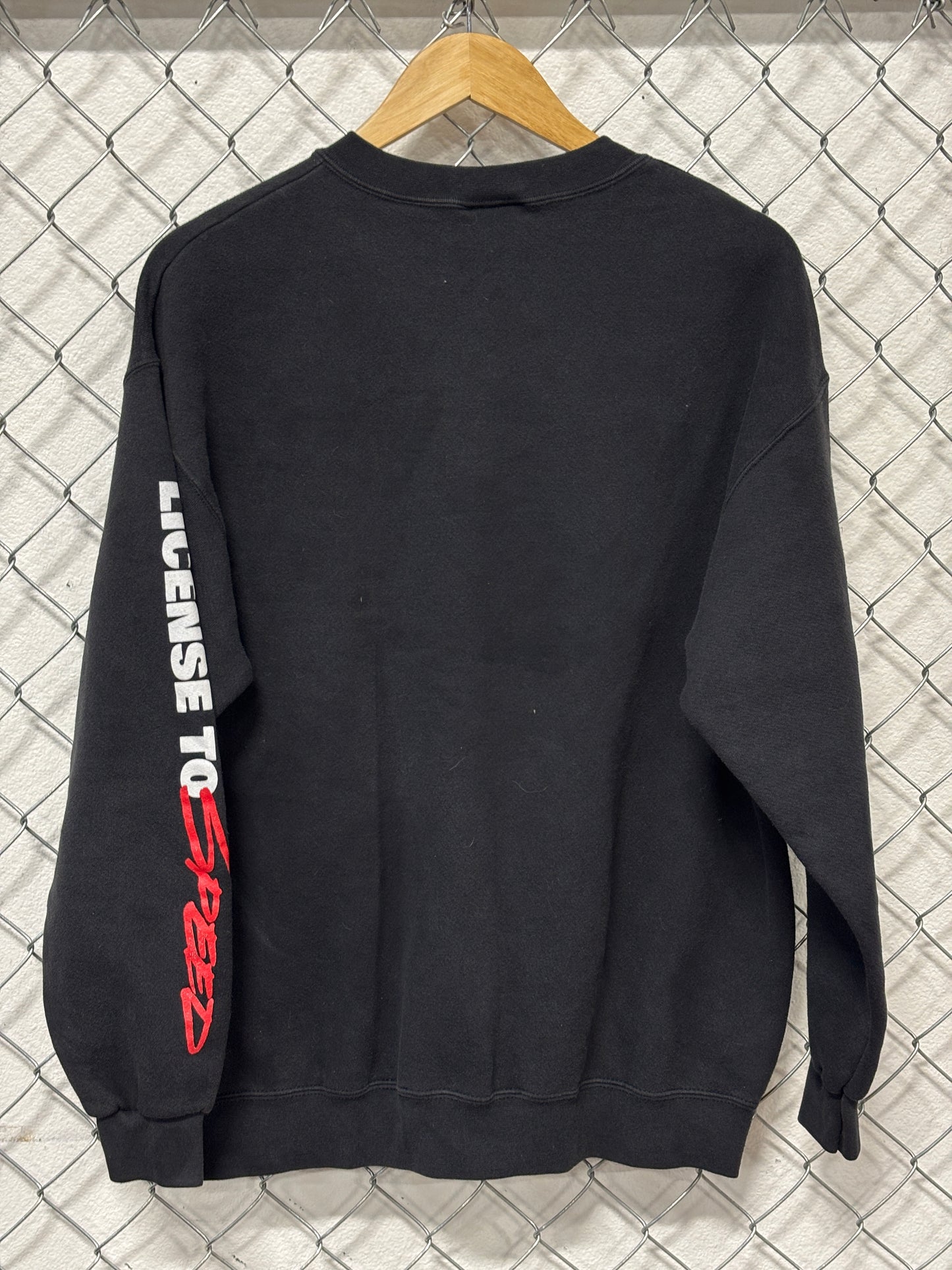 Vintage 90's Baja Speed University Crewneck Sweater Size XL