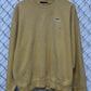 Vintage 90's Rocke Gear Made in USA Overdyed Yellow Sweater Size Large