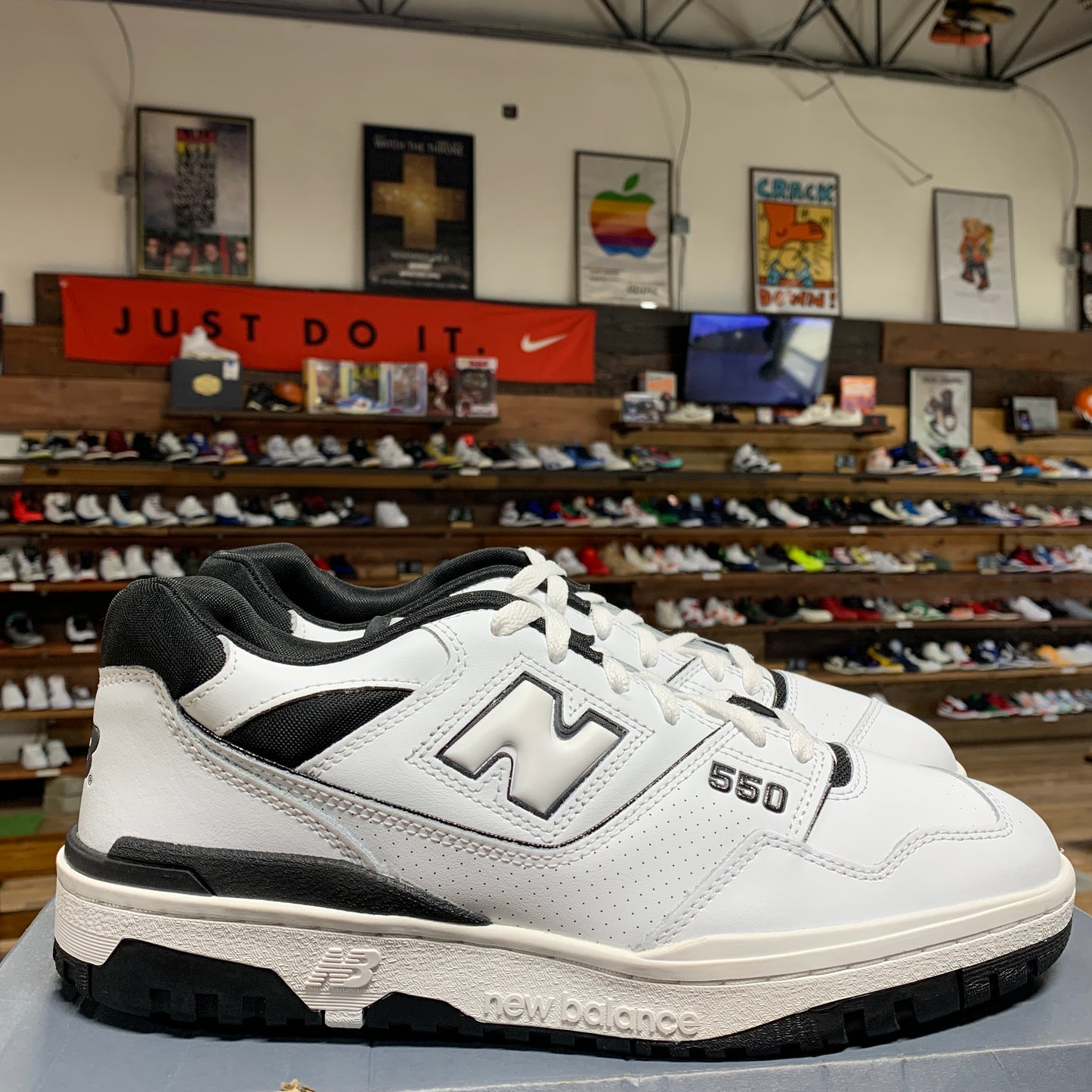 New Balance 550 'White Black' Size 11