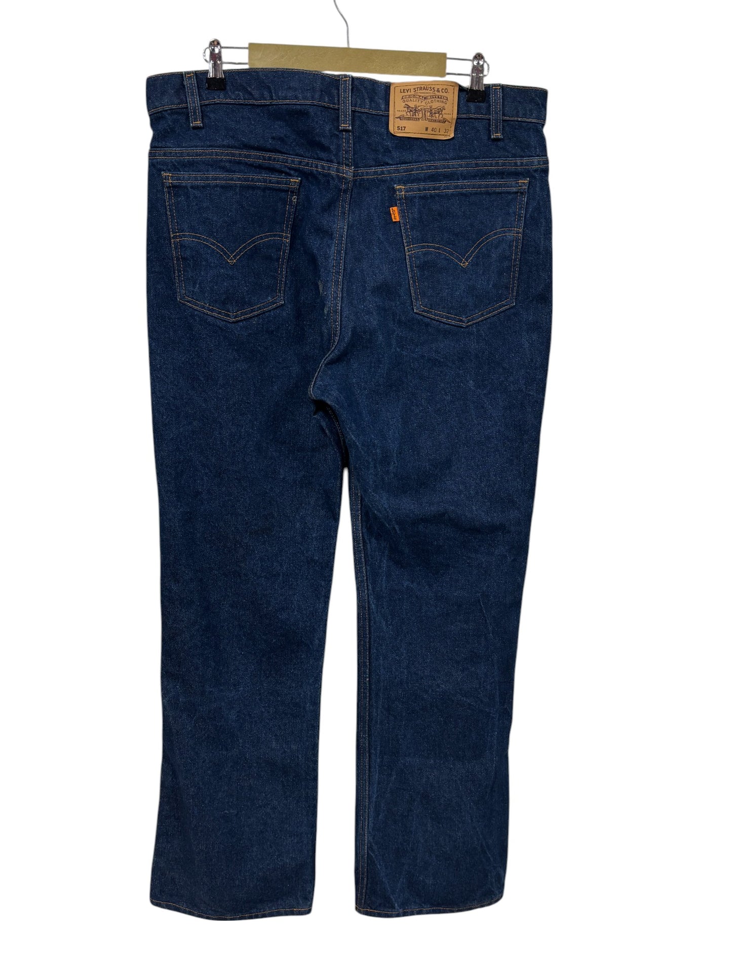 Vintage 90's Levi's 517 Dark Wash Denim Jeans Size 38x32