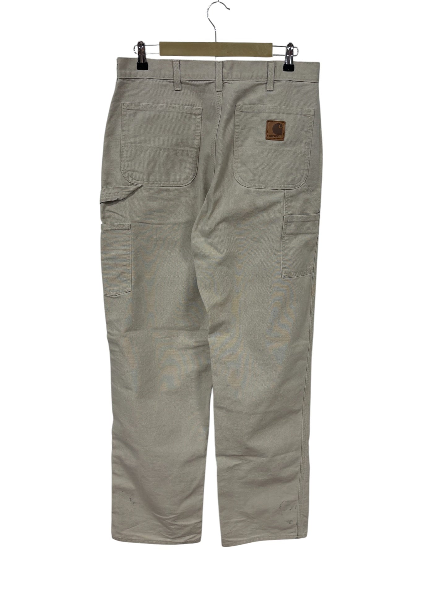 Vintage Carhartt Khaki Carpenter Pants Size 34x35