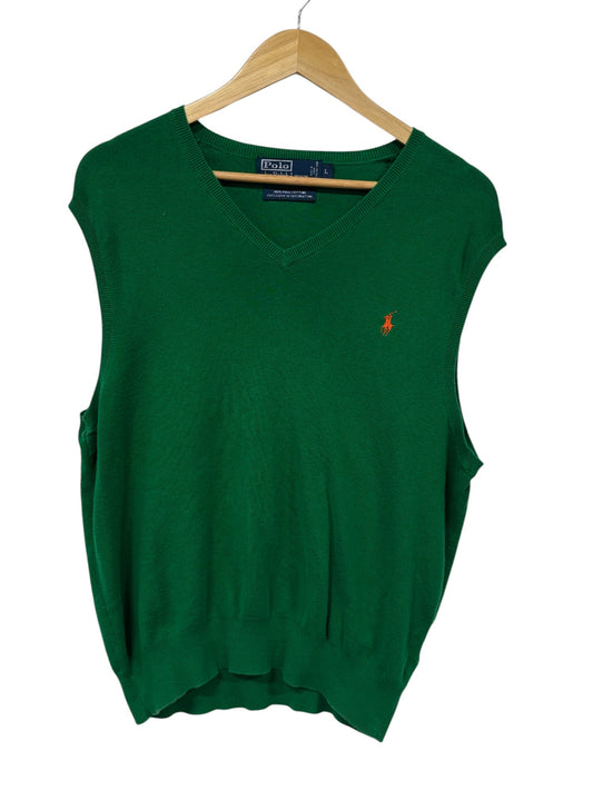 Vintage Polo Ralph Lauren Classic Logo Sweater Vest Size Large