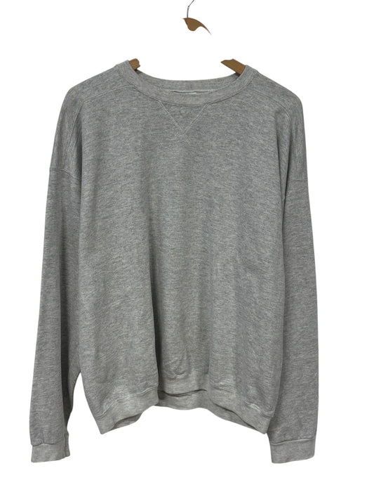 Vintage 90's Discus Athletic Grey Blank Crewneck Sweater Size Medium