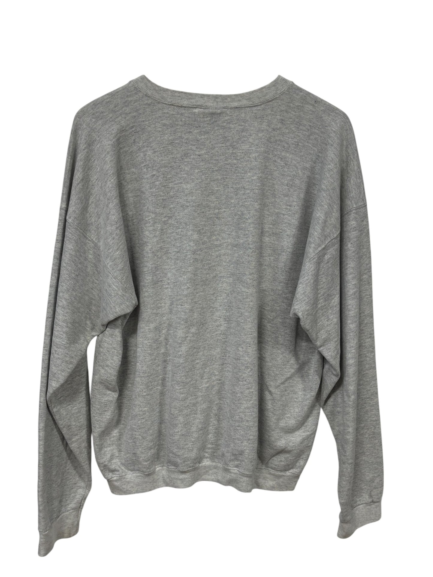 Vintage 90's Discus Athletic Grey Blank Crewneck Sweater Size Medium