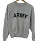 Vintage Y2K Classic Grey Army Crewneck Sweater Size Medium