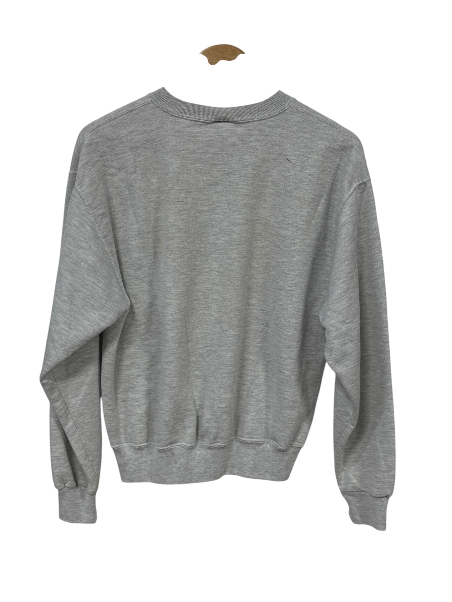 Vintage Y2K Classic Grey Army Crewneck Sweater Size Medium