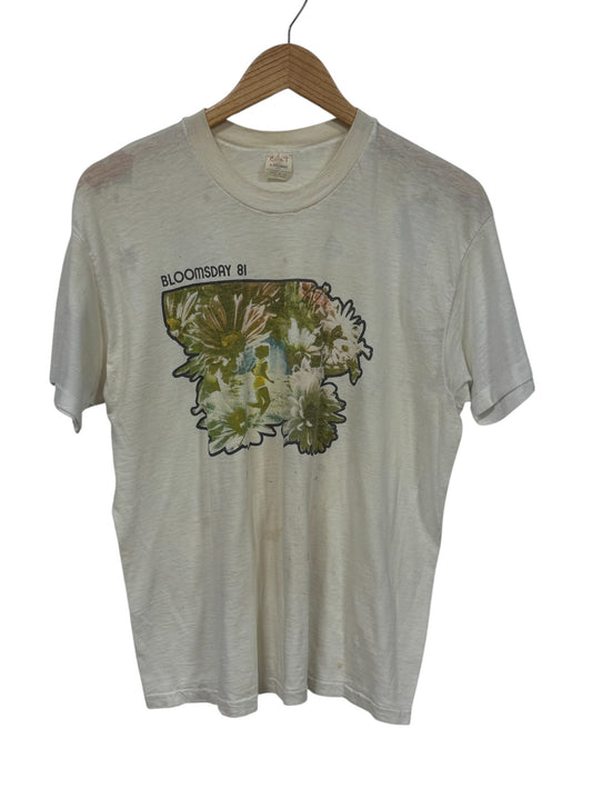 Vintage 1981 Spokane Washington Bloomsday Marathon Finisher Tee Size Large