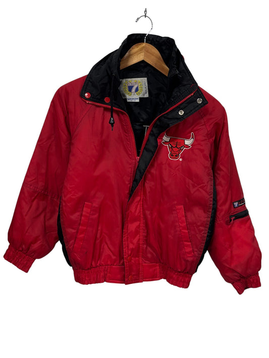 Vintage 90's Logo 7 Chicago Bulls Puffer Jacket Size Medium (Youth)