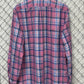 Polo Ralph Lauren Pink Checkered Striped Button Up Shirt Size XL