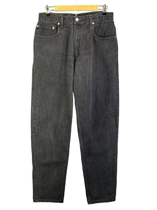 Vintage Levi's Made in USA 550 Black Denim Jeans Size 29x28