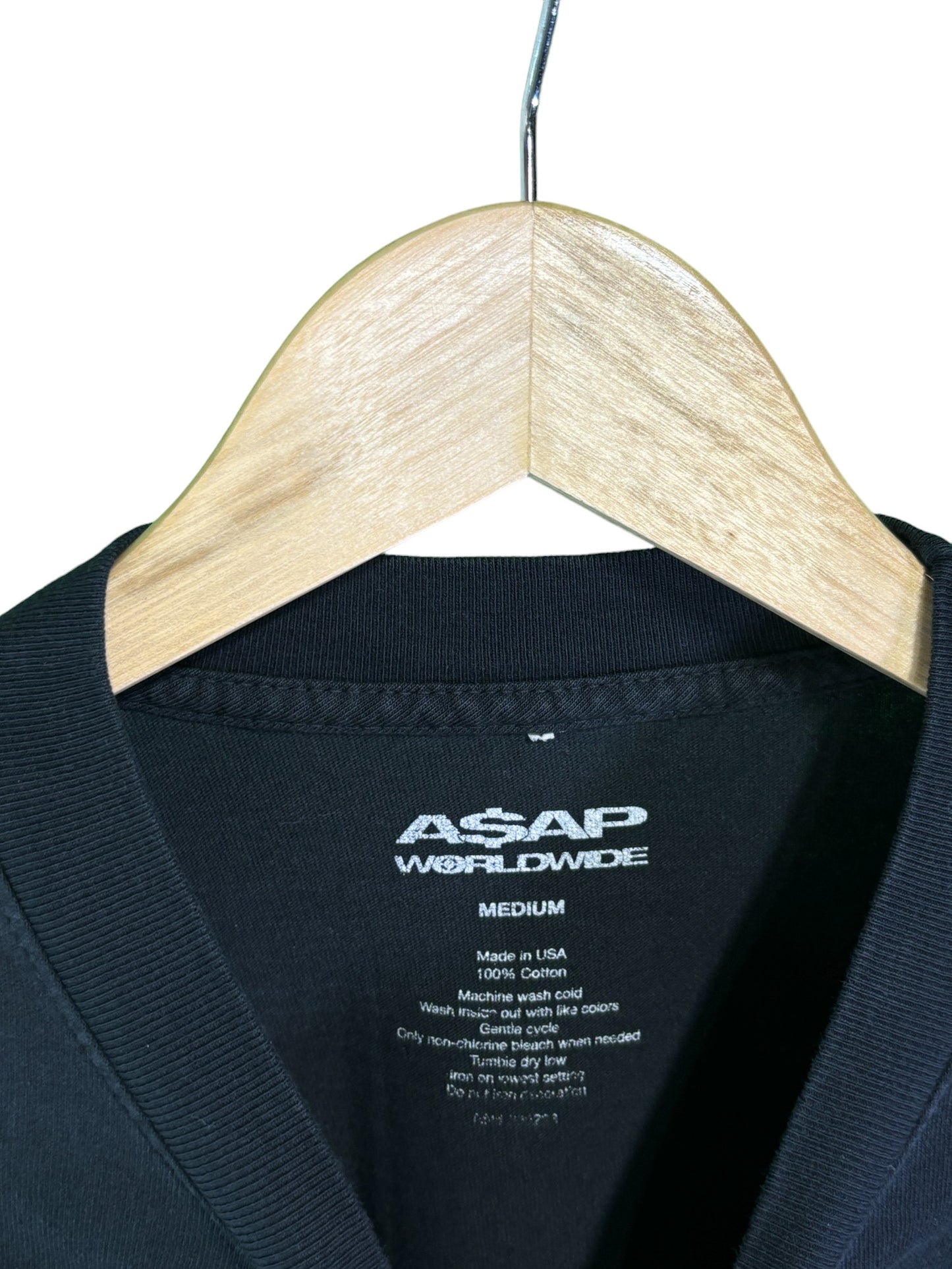 ASAP Worldwide Testing Europe Graphic Long Sleeve Size Medium