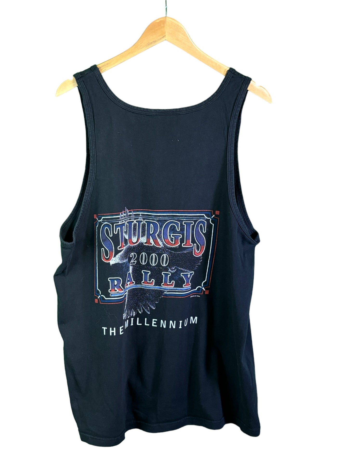 Vintage 2000 Sturgis Millennium Biker Rally Tank Top Size Large