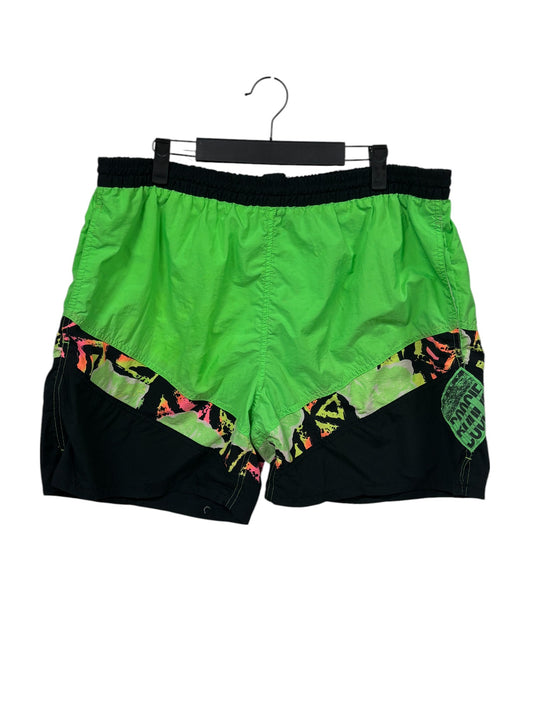 Vintage 90's Morey Boogie Green Black Board Shorts Size XL