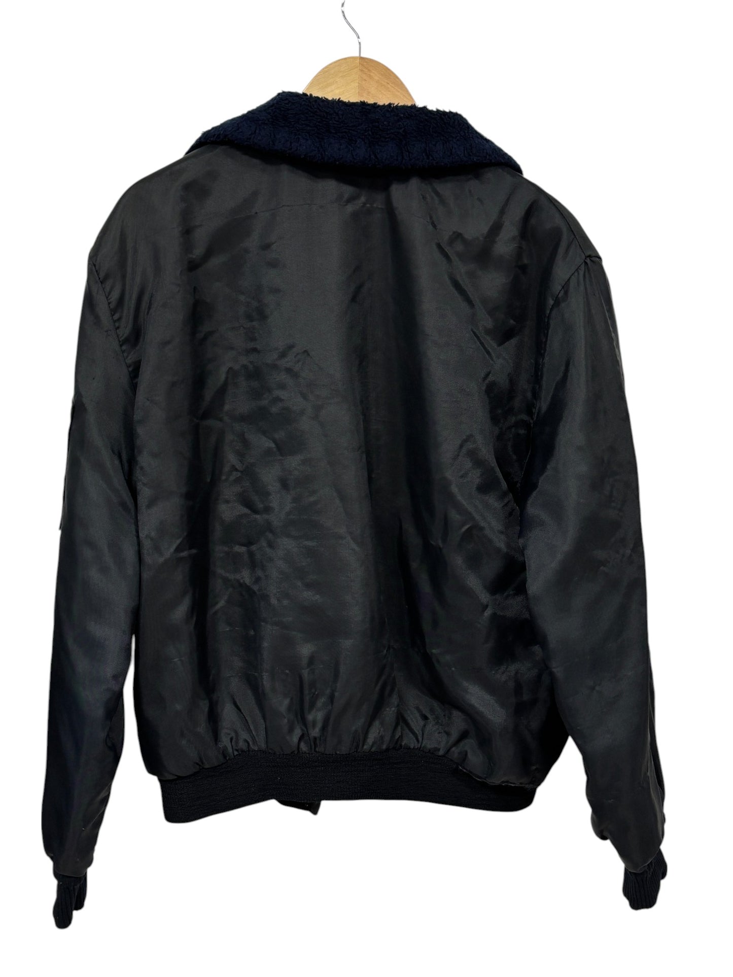 Vintage 70's Flight Bomber Zip Up Jacket Simco Zipper Size Large
