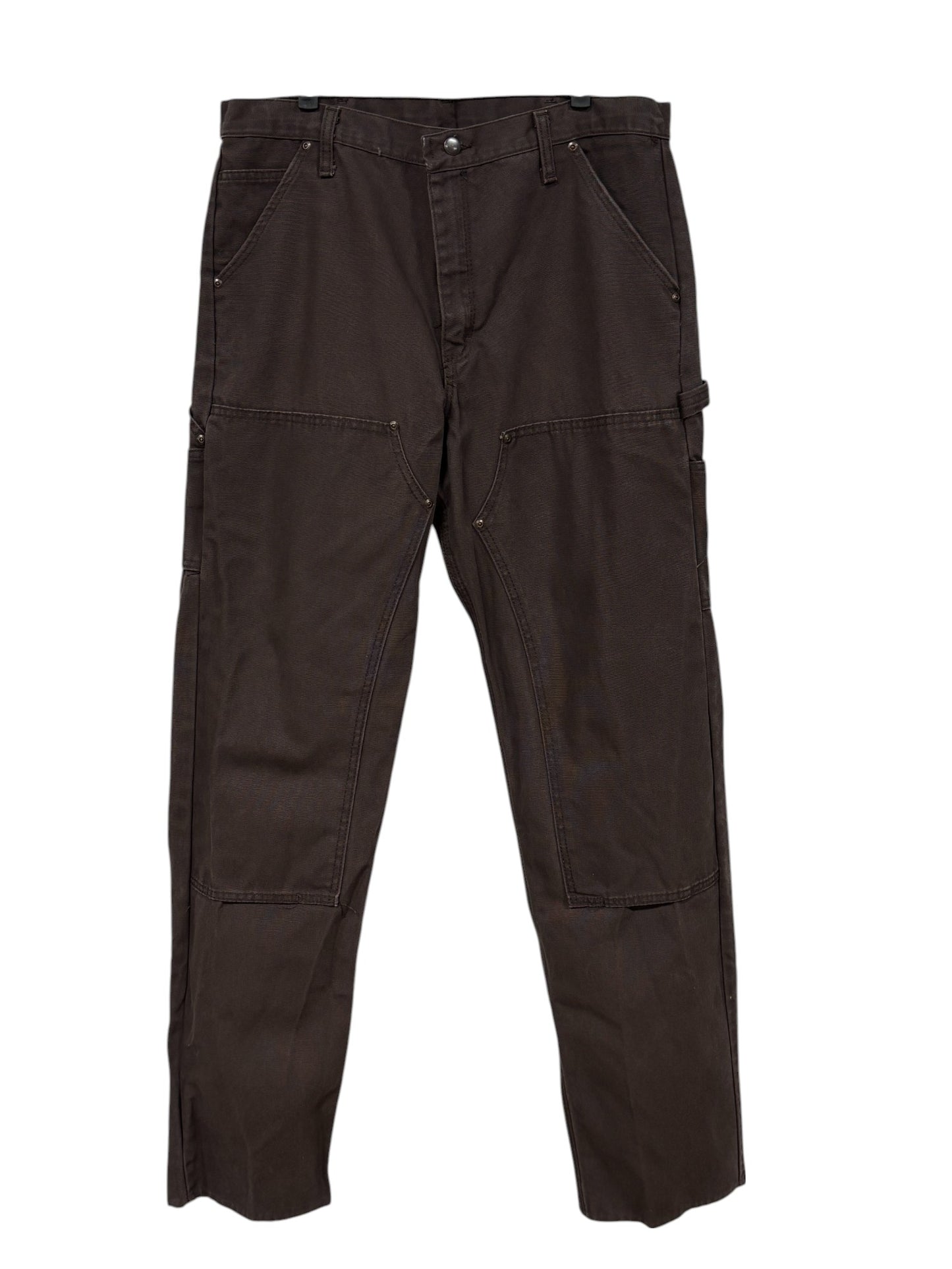 Vintage Brown Double Knee Carpenter Pants Size 36x36