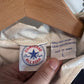 Y2K Converse All Stars Black White Zip Up Jacket Size Large