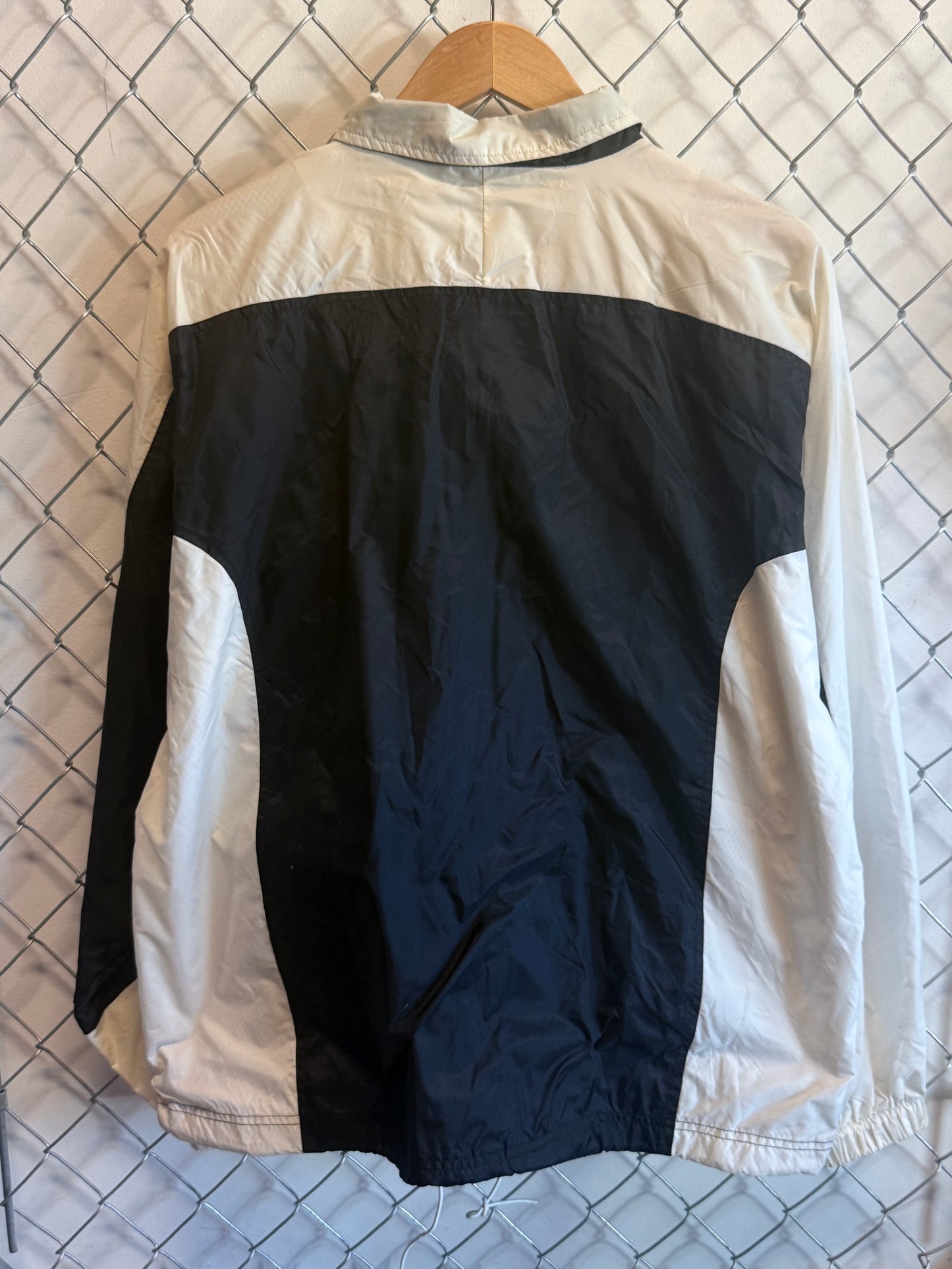 Y2K Converse All Stars Black White Zip Up Jacket Size Large