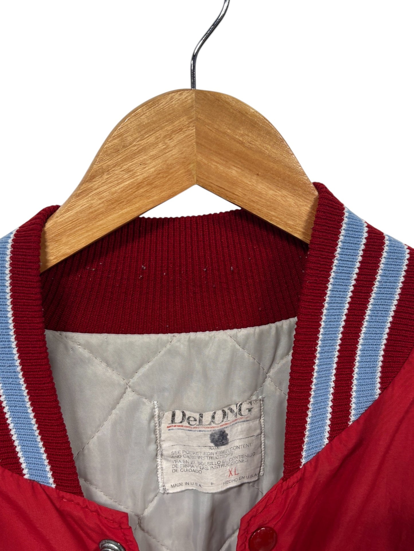 Vintage De Long Minnesota Twins MLB Logo Varsity Style Jacket Size XL