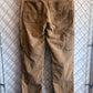 Carhartt Distressed Brown Double Knee Carpenter Pants Size 32x30