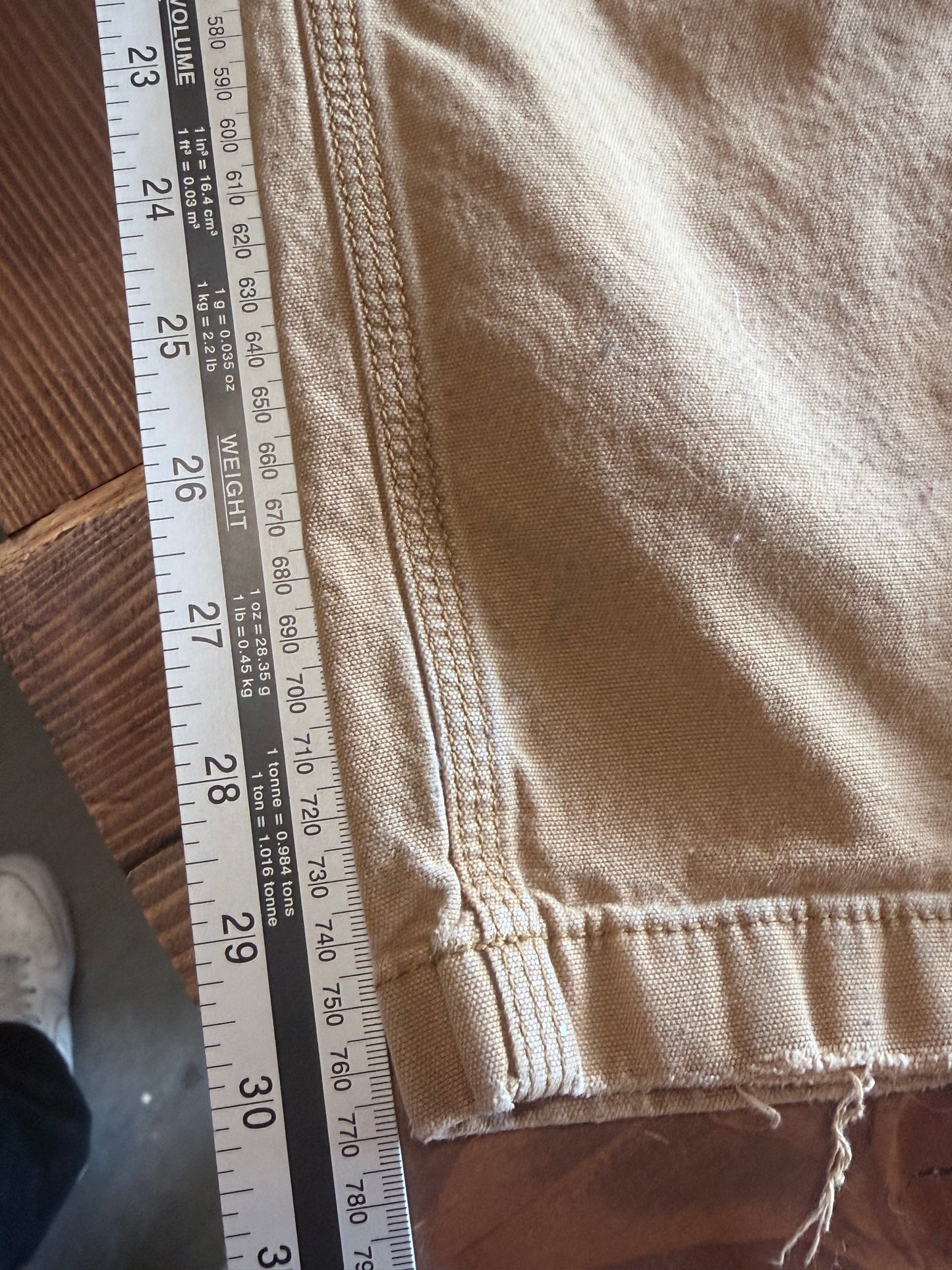Carhartt Distressed Brown Double Knee Carpenter Pants Size 32x30