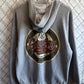 Y2K Disney Grumpy Zip Up Grey Hoodie Size Large