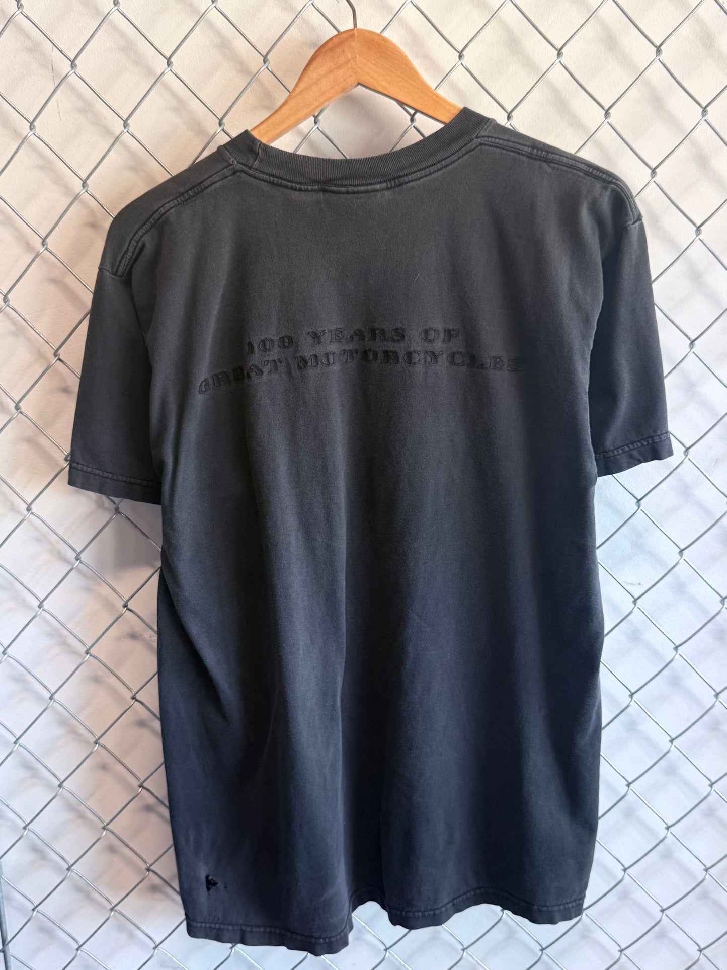 Vintage Y2K Harley 100 Years Anniversary Biker Graphic Tee Size Medium