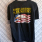 Vintage Harley Davidson Cow Skull Ohio Biker Graphic Tee Size Large