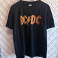 Vintage Y2K AC/DC Band Graphic Tee Size Large