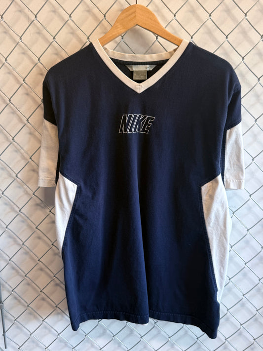 Vintage 90's Nike Short Sleeve Soccer Style Shirt Size Large