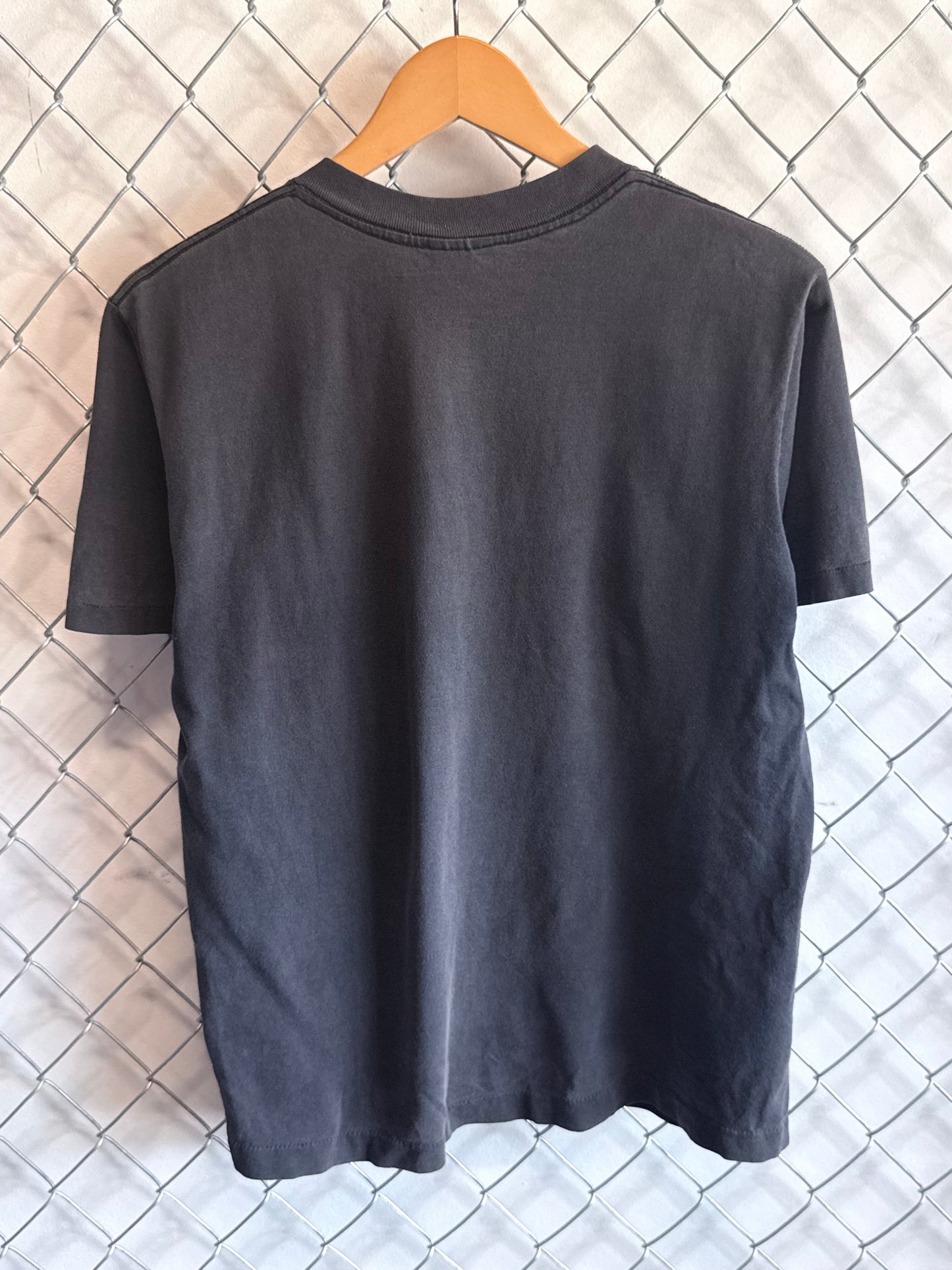 Vintage 90's Black Blank Tee Size Medium