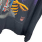 Vintage 90's American Biker Bad Bones 3D Emblem Big Print Graphic Tee Size XXL