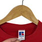Vintage 90's Russell Athletic Made in USA Red Blank Sweater Size XL