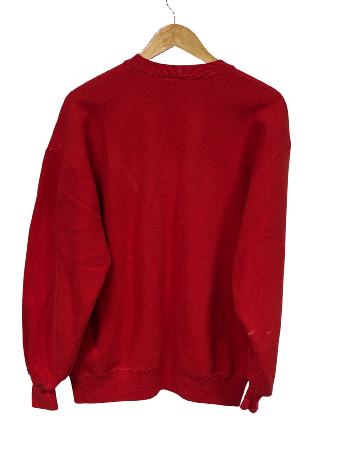 Vintage 90's Russell Athletic Made in USA Red Blank Sweater Size XL