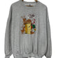 Vintage 90's Christmas Santa Clause Outhouse Funny Sweater Size XXL