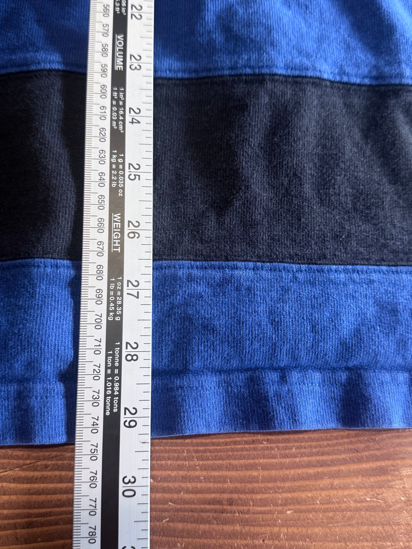 Vintage Polo Ralph Lauren Black Blue Striped Polo Rugby Shirt Size Large