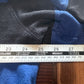 Vintage Polo Ralph Lauren Black Blue Striped Polo Rugby Shirt Size Large