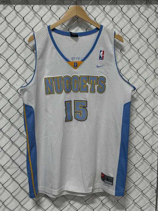 Vintage Nike Denver Nuggets Carmelo Anthony #15 Jersey Size Large