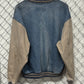 Vintage 90's Billings Montana USPS Denim Bomber Jacket Size XL
