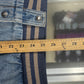Vintage 90's Billings Montana USPS Denim Bomber Jacket Size XL