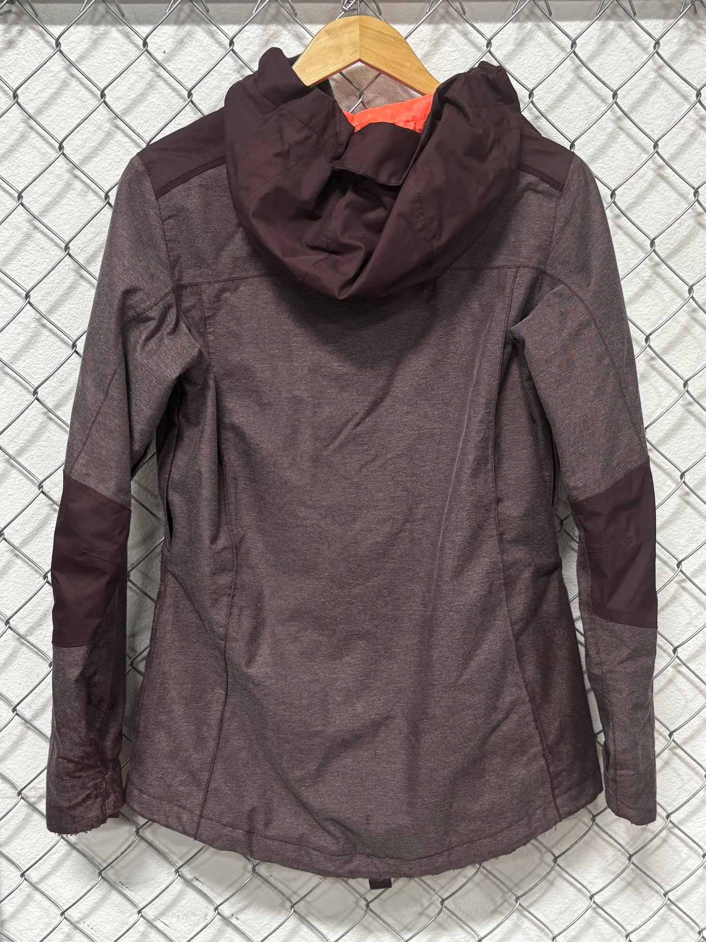 Vintage Women's Nike SB Purple Parka Jacket Size Small