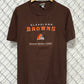 Vintage 90's Cleveland Browns NFL Embroidered Logo Tee Size Medium