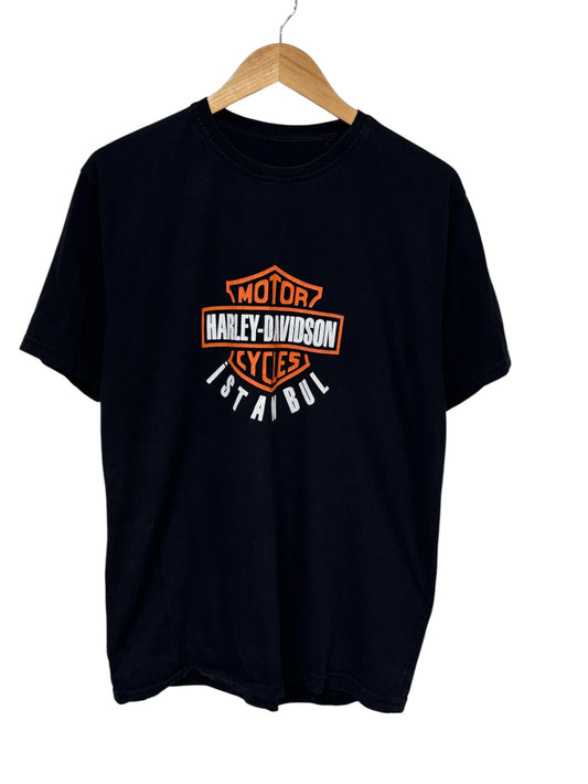 Harley Davidson Istanbul Biker Graphic Tee Size Large