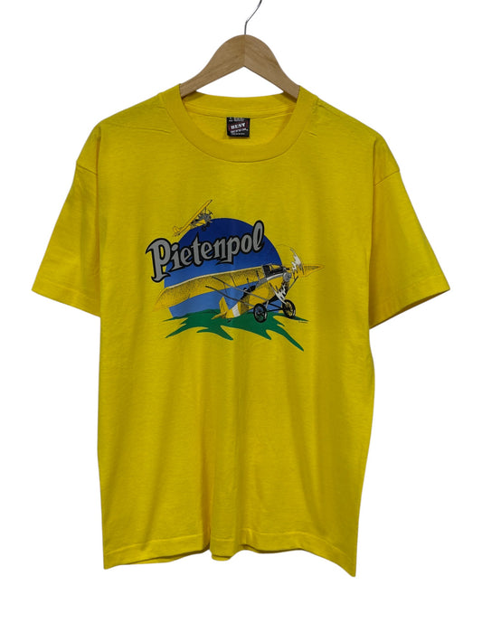 Vintage 80's Pientenpol Airplane Graphic Tee Size Large